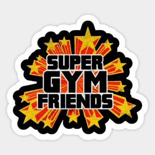 Super Gym Friends Sticker